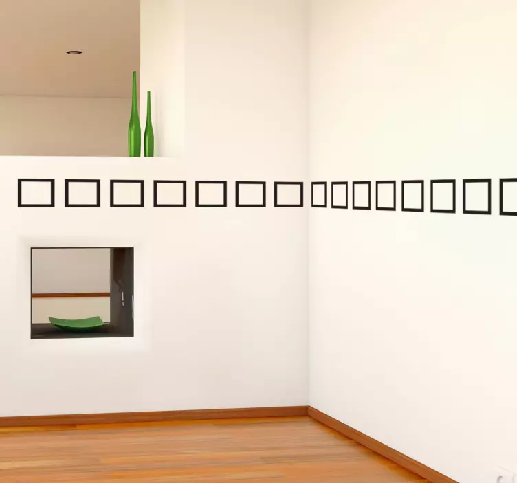 Square Border Decorative Stickers - TenStickers