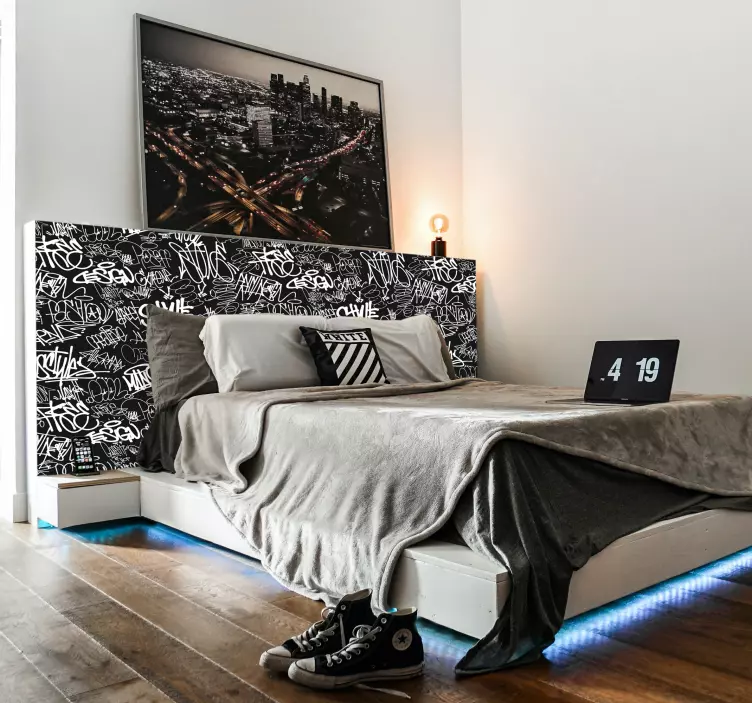 Street graffiti pattern furniture sticker - TenStickers