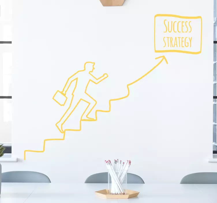 Success strategy Home Office decal - TenStickers