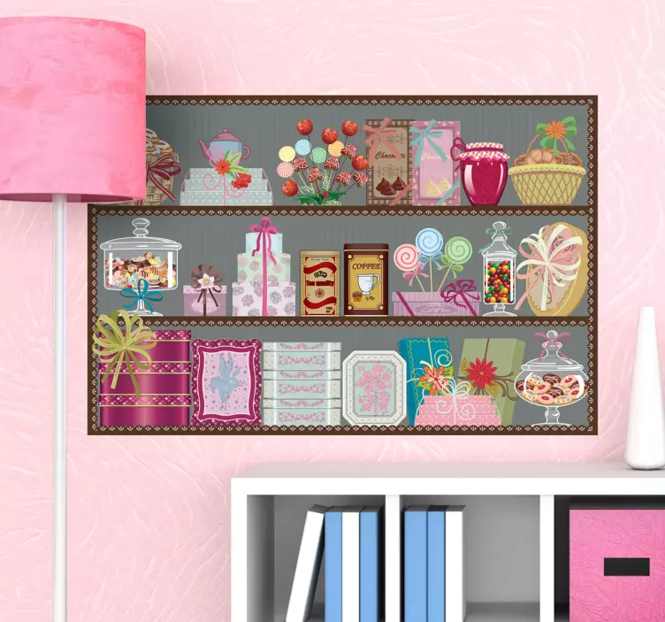 Sweet Shop Wall Sticker - TenStickers