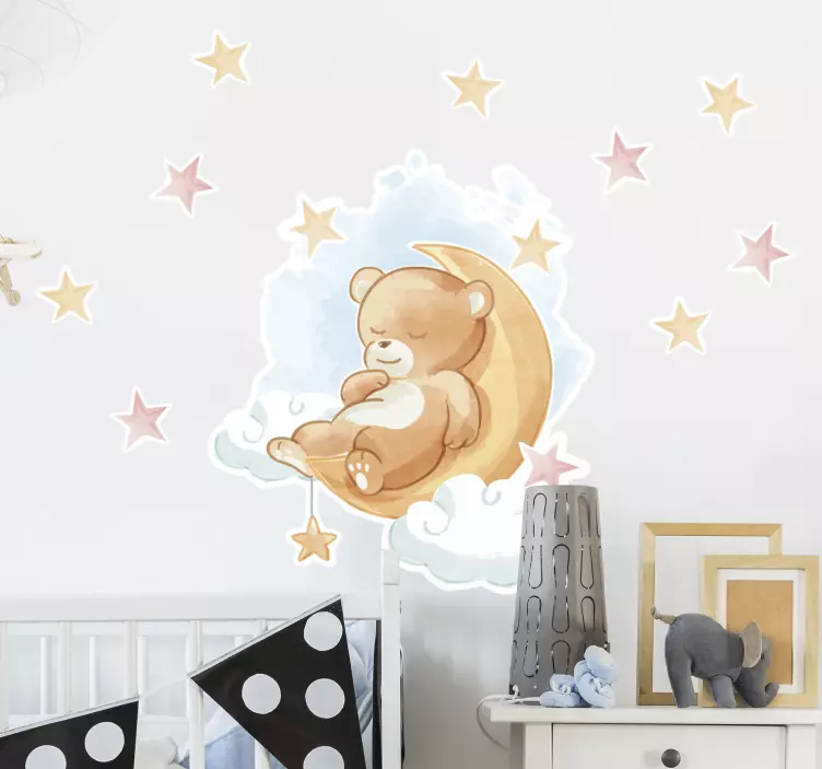 Teddy bear  wild animal decal - TenStickers