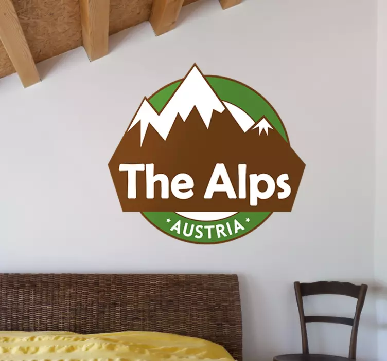 The alps Motorcycle Decal - TenStickers