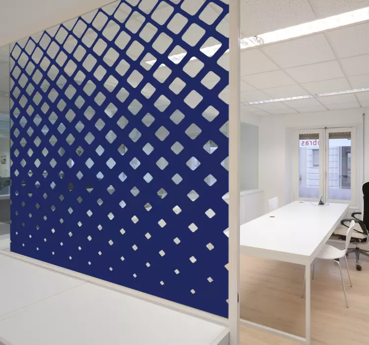 Thick squares Silhouette Sticker - TenStickers