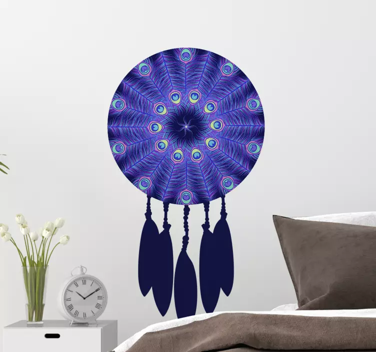 Turkey dreamcatcher object sticker - TenStickers