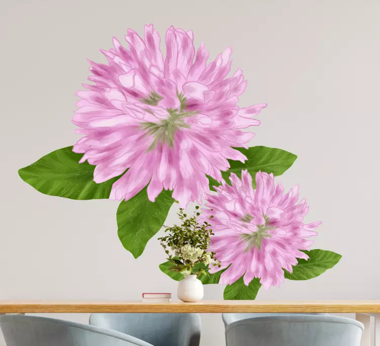 Two beautiful cloves flower wall sticker - TenStickers