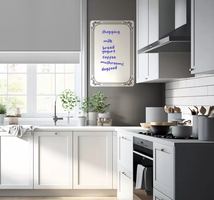 Vintage Whiteboard:A whiteboard with a classic look, ideal for ad - TenStickers