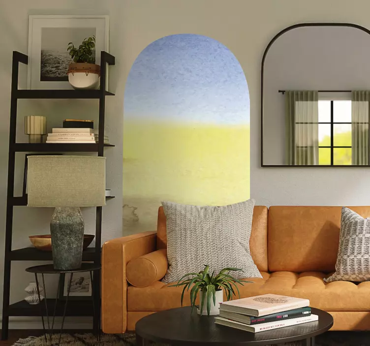 Watercolor arch wall sticker - TenStickers