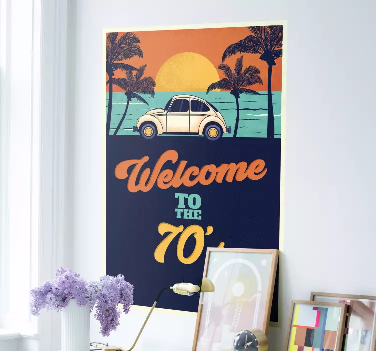 Welcome to 70's STICKER vintage decal - TenStickers
