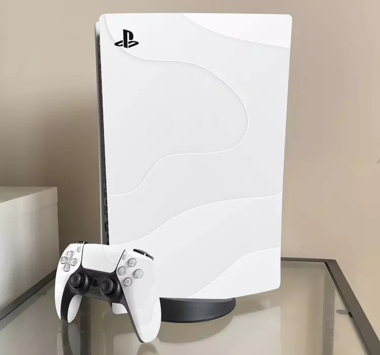 White blurs and spots  PS5 stickers - TenStickers