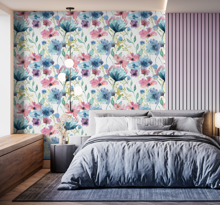 wildflowers in summer flower sticker - TenStickers