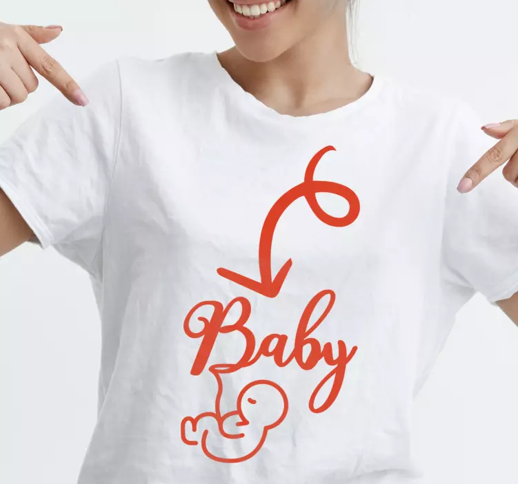 Baby Pending Maternity shirt - TenStickers