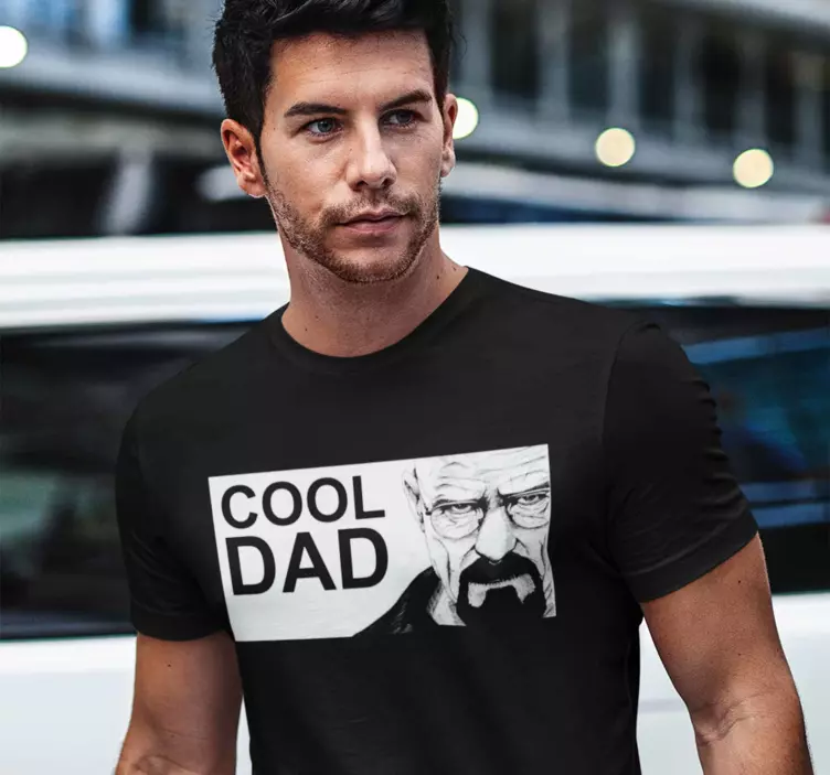 Cool Dad Heisenberg shirt Fathers day - TenStickers