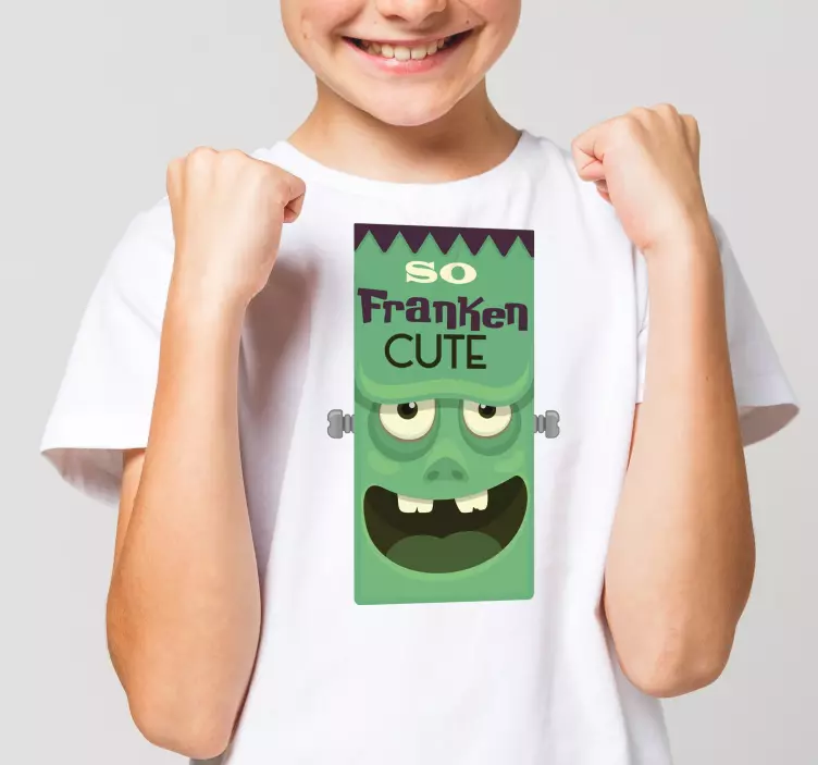 Cute Frankenstein Halloween shirt - TenStickers