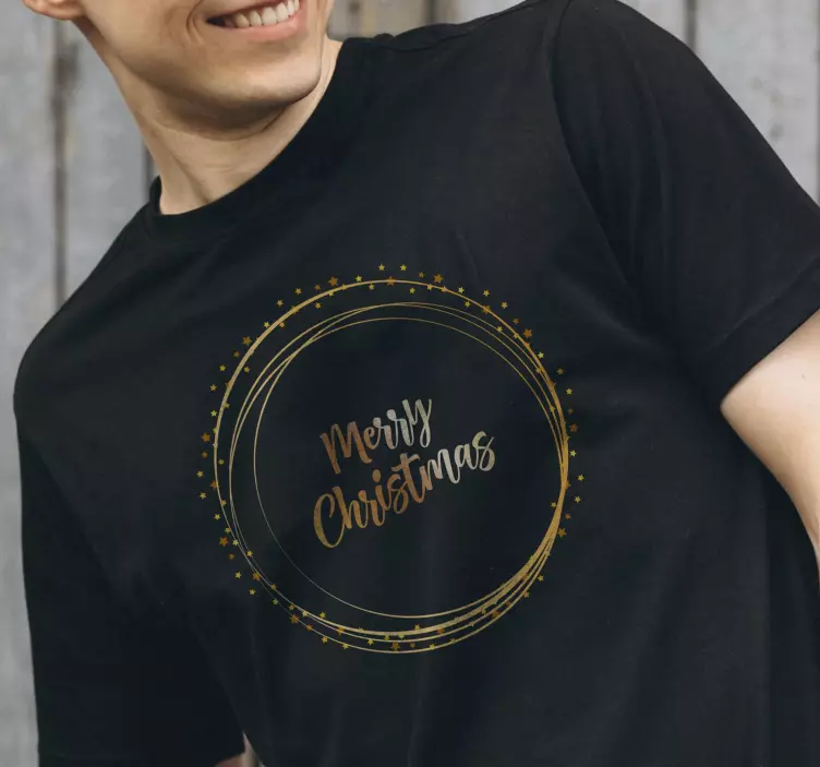 elegant merry christmas tshirt Christmas shirt - TenStickers