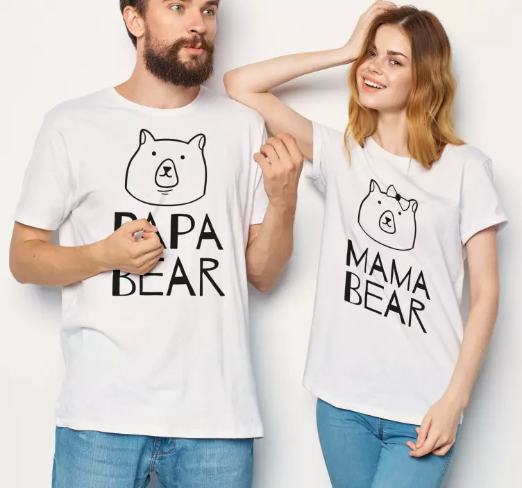 Funny Matching Parent Couple t shirts - TenStickers