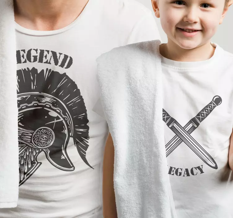 Legend and legacy Father and son shirt - TenStickers