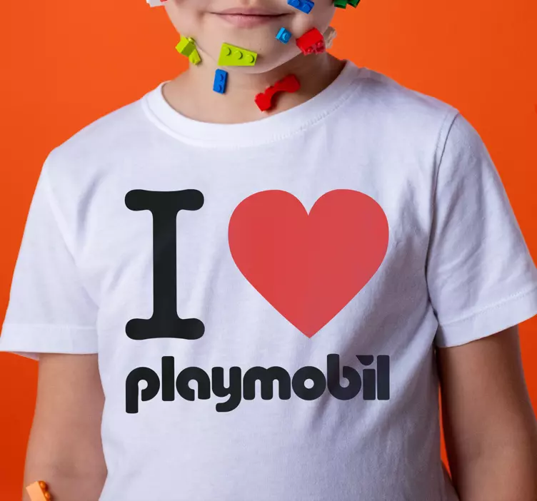 Love Playmobil custom t-shirt - TenStickers