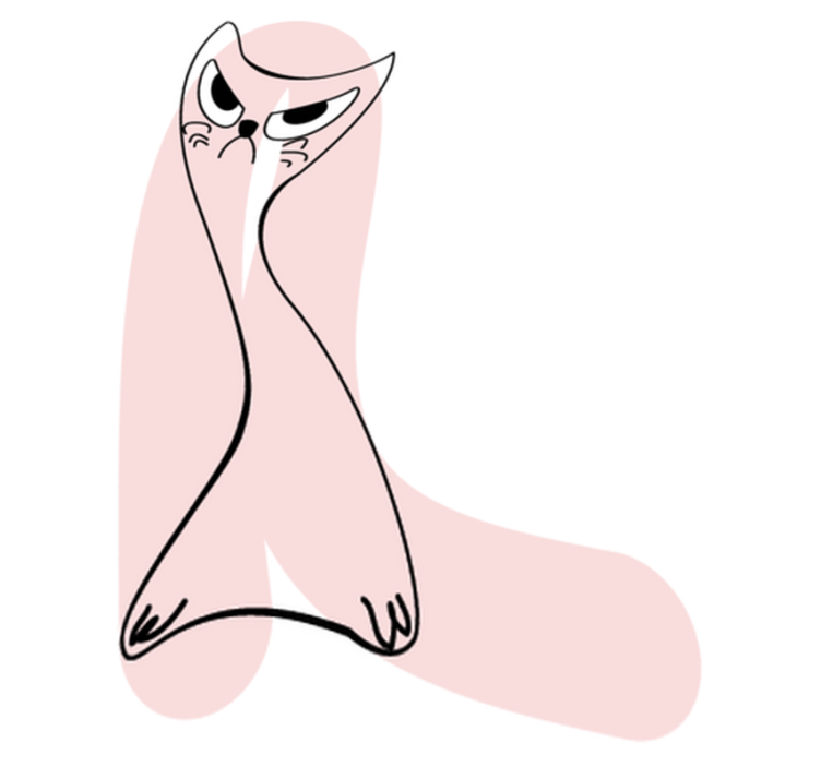 Angry silhouette animal vinyl rug - TenStickers