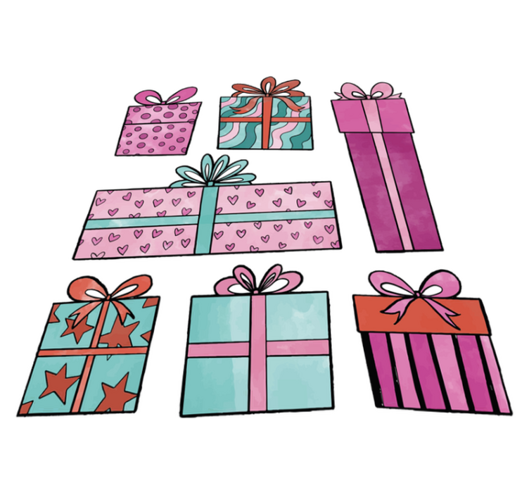 Christmas vinyl rug christmas gift bundle - TenStickers