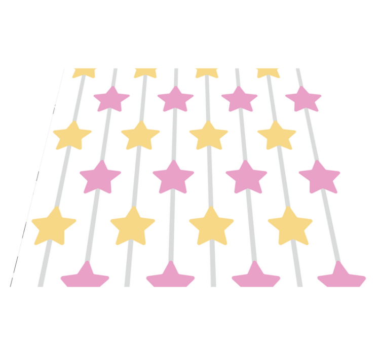 Phenomenal sweetness star vinyl rug - TenStickers