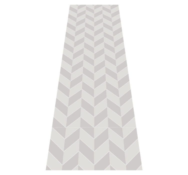 Geometric vinyl rug with geometric shapes - TenStickers