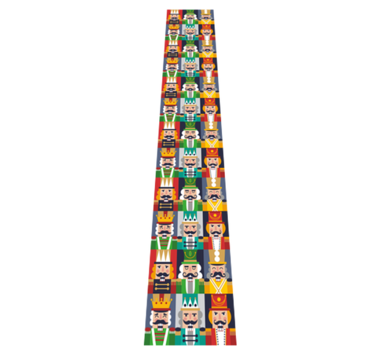 Christmas vinyl rug nutcracker frames - TenStickers