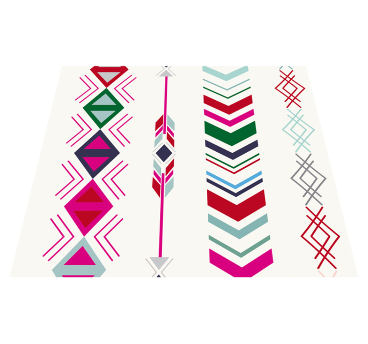 Bedroom vinyl rug pastel arrows - TenStickers