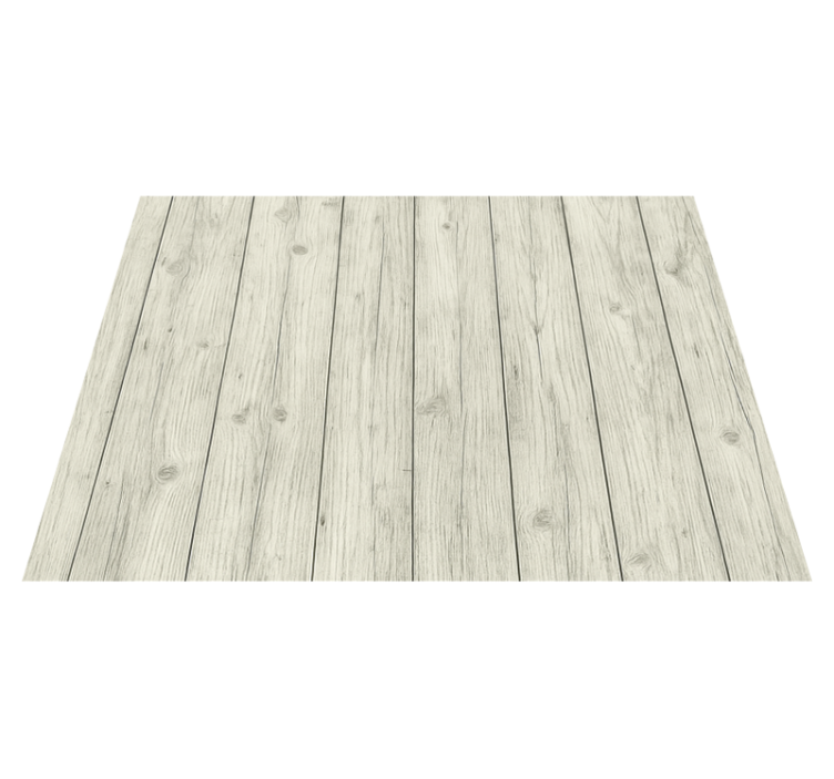 Rustic wood bedroom vinyl rug - TenStickers
