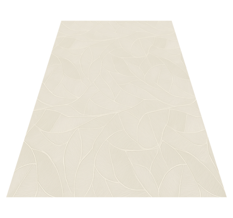 Pale floral design bedroom vinyl rug - TenStickers