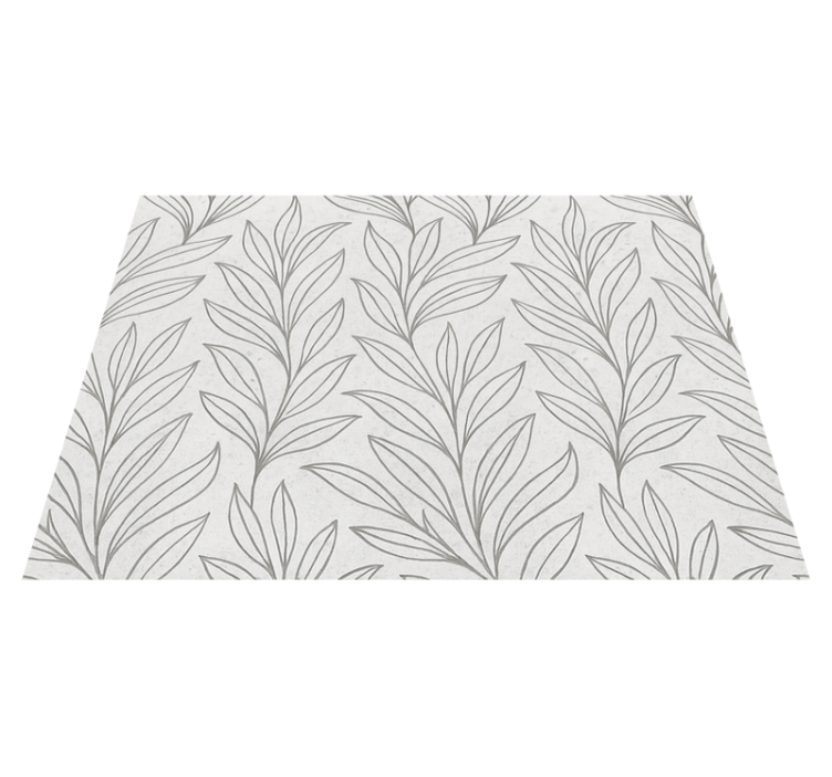 Bedroom vinyl rug in grey cement design - TenStickers