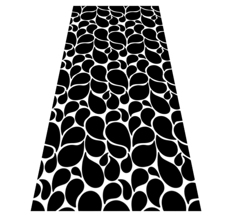 Gotas de agua geometric vinyl rug - TenStickers