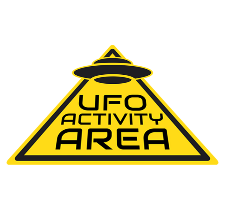 Kids vinyl rug ufo activity sticker - TenStickers