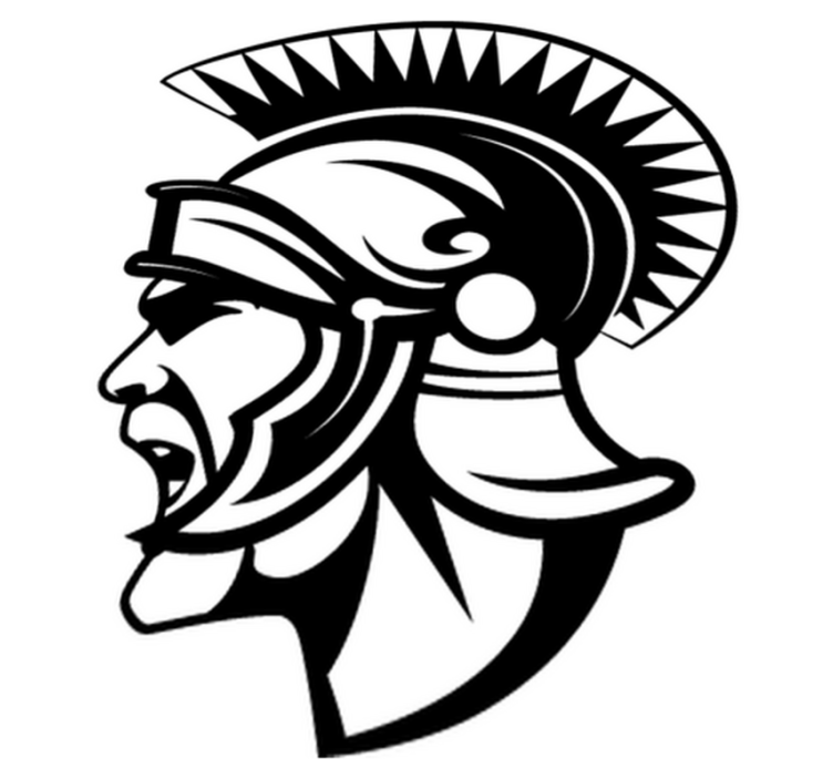 Bedroom vinyl rug centurion design - TenStickers