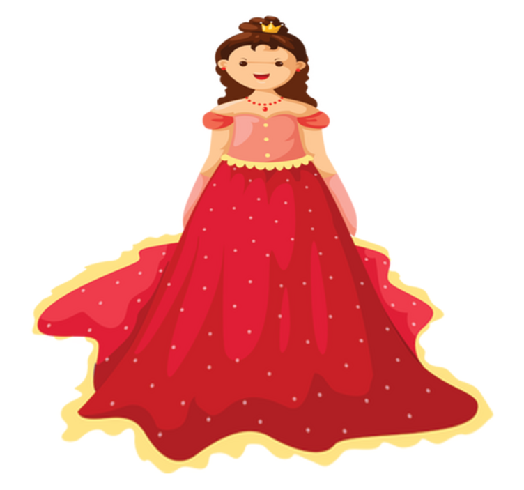 Kids vinyl rug with queen illustration - TenStickers