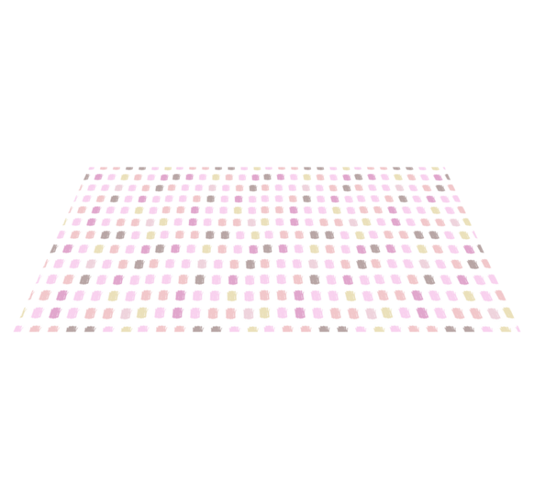 Kids vinyl rug in pink brush stroke design - TenStickers
