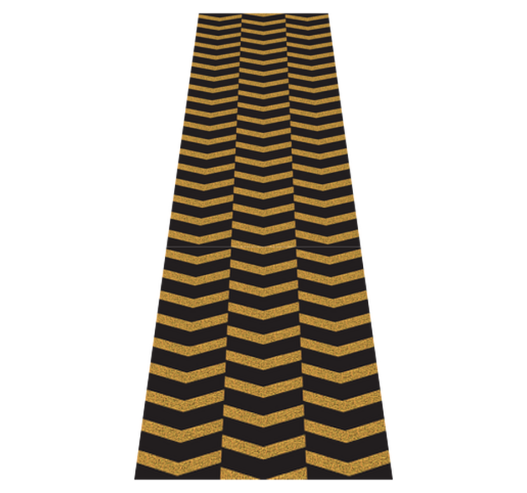 Office vinyl rug marble gold lines - TenStickers