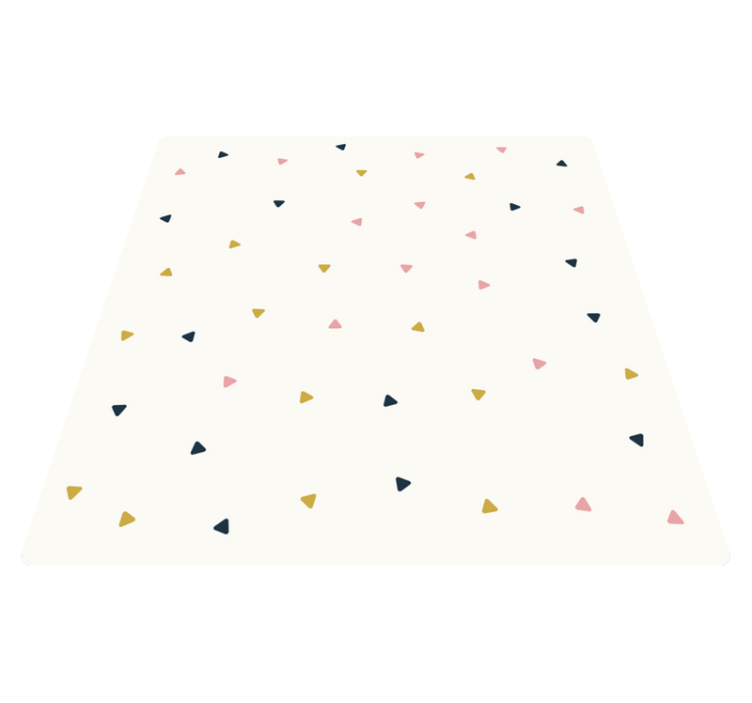 Geometric Confetti kids vinyl rug - TenStickers