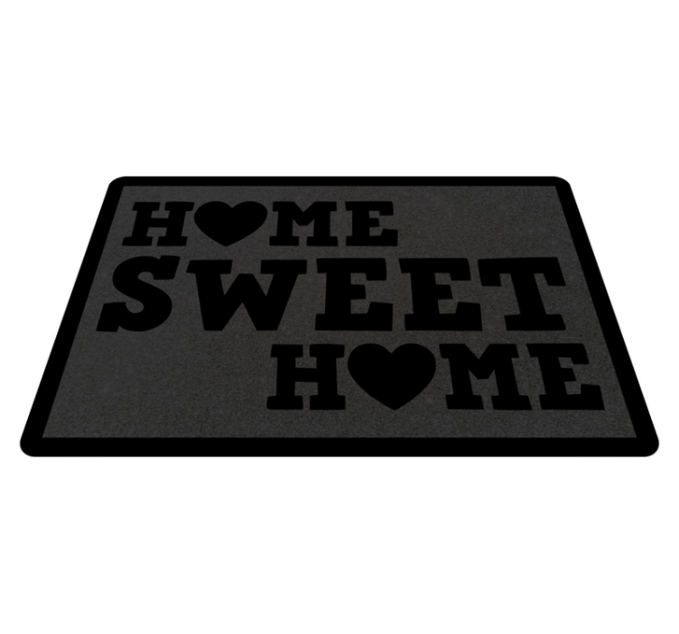 Home Sweet Home custom rug - TenStickers
