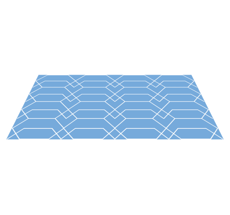 Hexagon figures geometric rugs - TenStickers