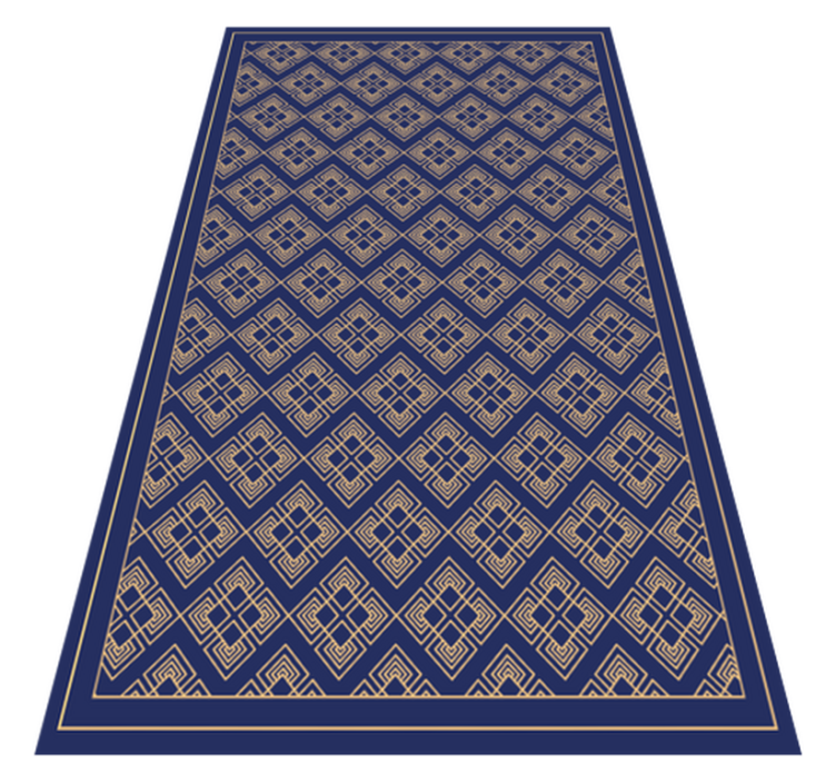Geometric Mandala mandala vinyl rug - TenStickers
