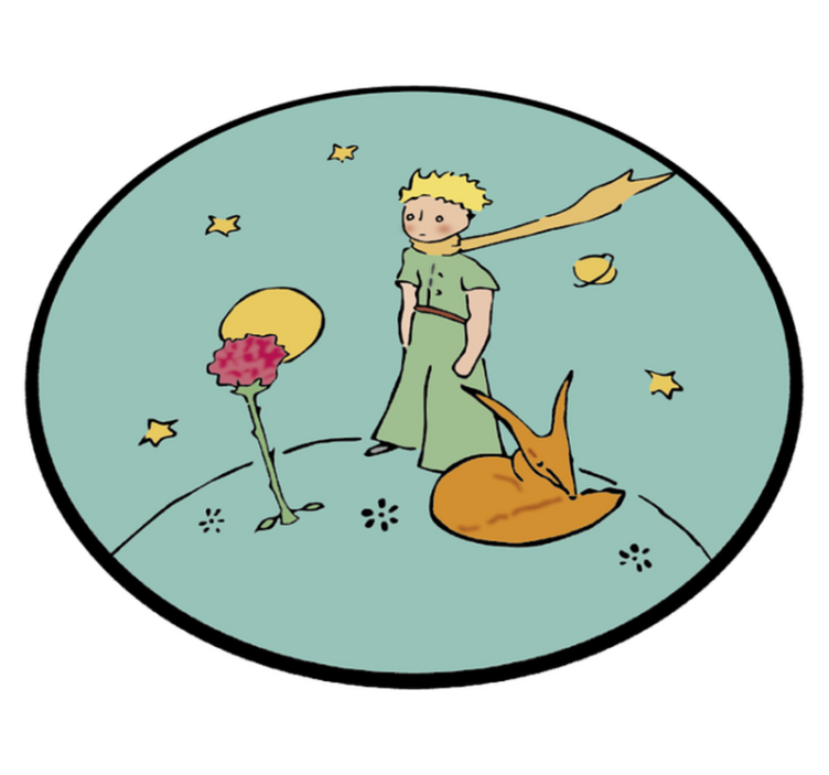Storybook Character kids vinyl rug - TenStickers