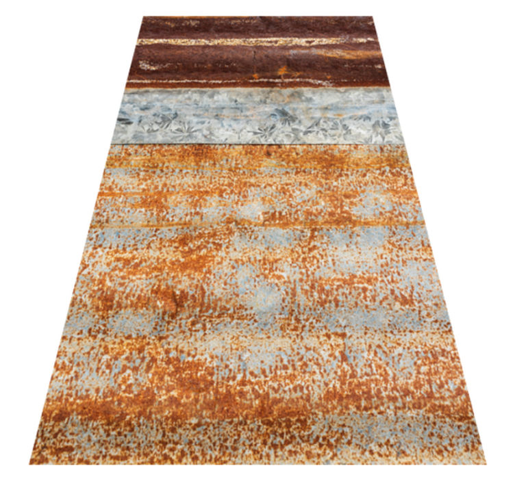 Rustic Elegance textured vinyl rug - TenStickers