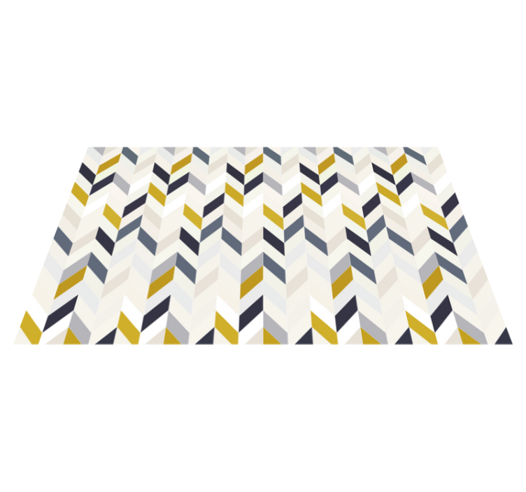 Coloured geometric features geometric rugs - TenStickers