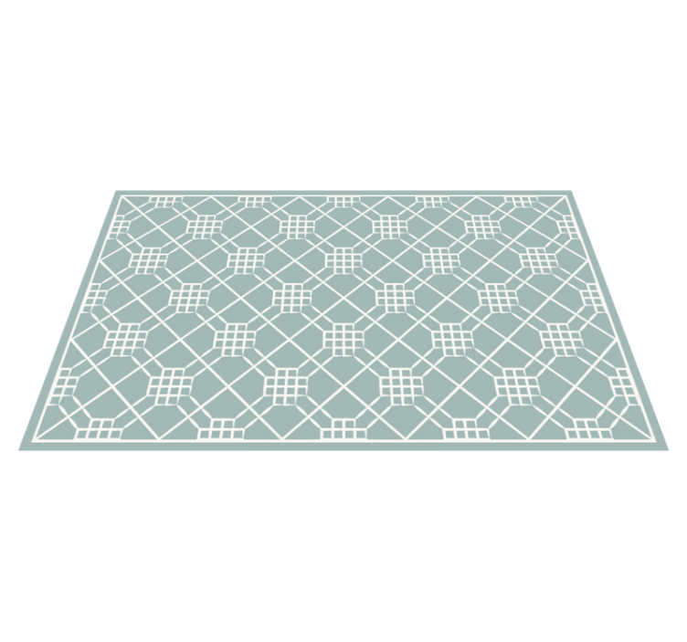 irregular geometry tile carpet - TenStickers