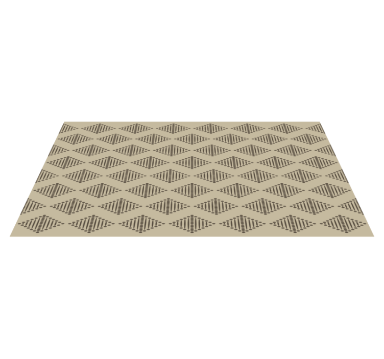 Bohemian effect diamond geometric rugs - TenStickers