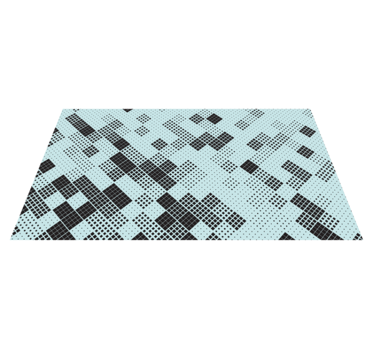 Mosaic Pattern mosaic vinyl rug - TenStickers