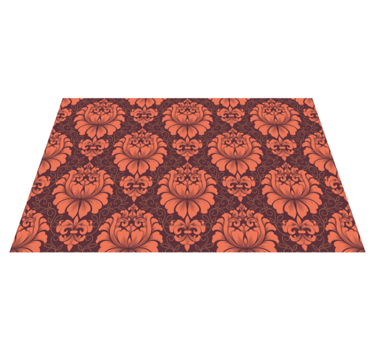 Ornate Symmetry mandala vinyl rug - TenStickers