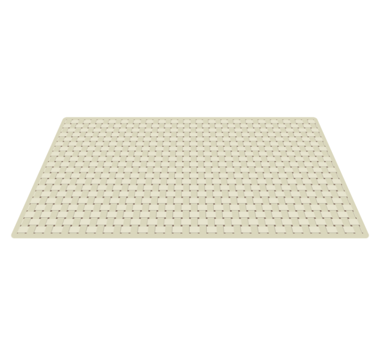 Vinyl rug bamboo texture wood flooring - TenStickers