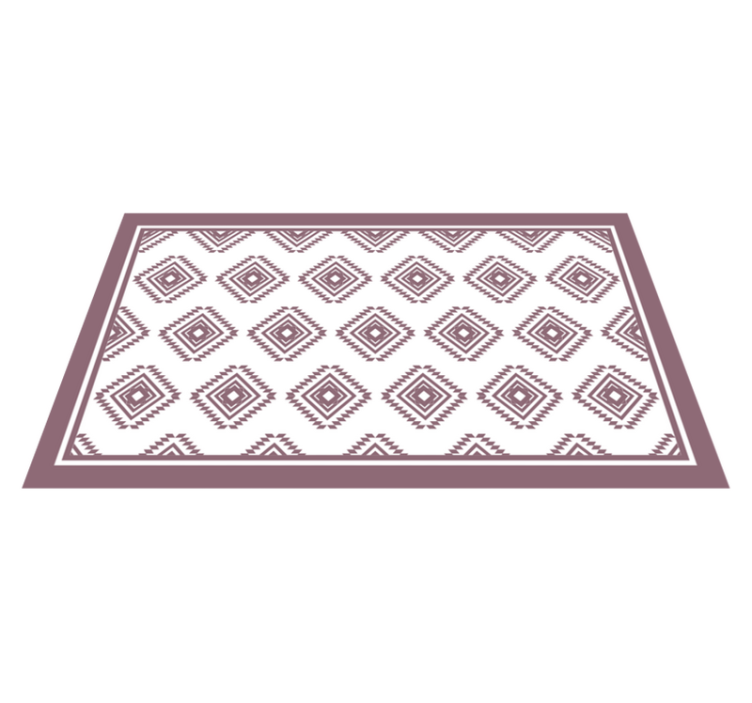 Pink Kilim Pattern ethnic rug - TenStickers