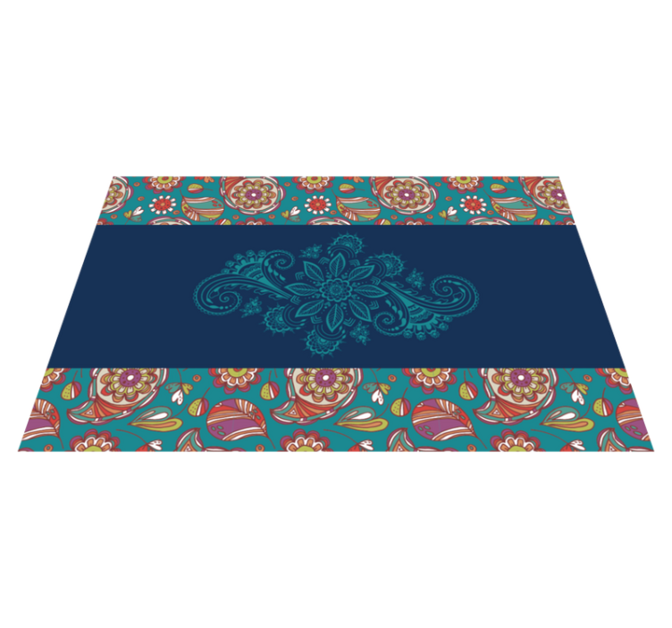 Mandala Runner mandala vinyl rug - TenStickers